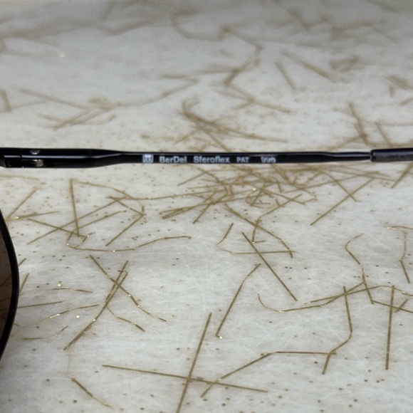 Vintage BerDel Sferoflex Blackwood Vintage Sunglasses Made in Italy - Picture 7 of 10